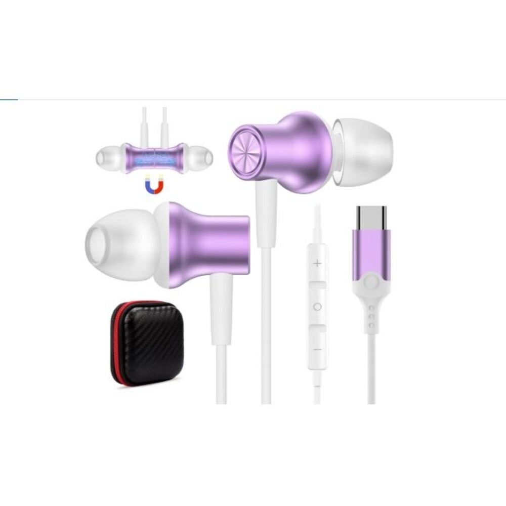 Headphones for iPhone 16 Pro Max 16e 15 Plus iPad 10 Air Pixel 9 8, USB C
